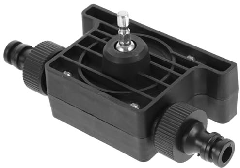 LIFKICH Portable Micro Self-Priming Water Suction Pump Electric Drill Powered Household Water Pump Oil Fluid Transfer Two Connectors for Home Use