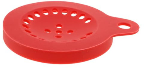 Alipis Tapa de Silicona Roja para Cubo de Palomitas de Maíz en Microondas, 23 Orificios, Fácil de Limpiar, Antisalpicaduras para Cocina