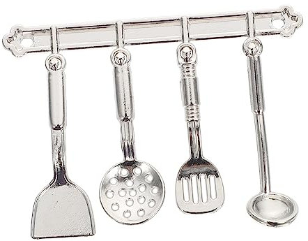 Milisten 1 Set Mini House Kitchen Scene Decoration Miniature Cooking Tools for Pretend Play Safe and Sturdy Design present for Miniature Furniture Collectors and Young Chefs