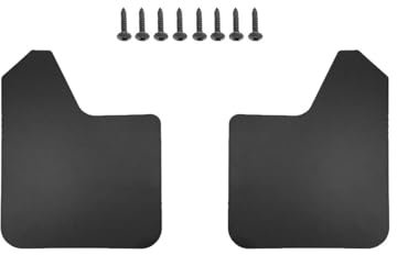 Auto Parafanghi Per Ford Per Auto Van Pick-up 4 Pz/set Universale Paraspruzzi Rally Sport Armatura Paraspruzzi Nero E Rosso PVC Parafango Paraspruzzi(Style1)
