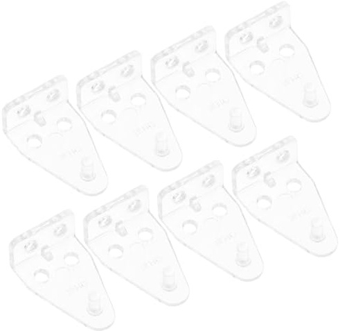 Beatifufu 12 Pezzi Staffe per Tende in Plastica Facile da Applicare Supporti per Tapparelle Accessori per Tende da Finestra Semplici nel Design