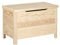 Baúl de almacenaje de madera maciza de pino con patas cuadradas 48x70x40cm