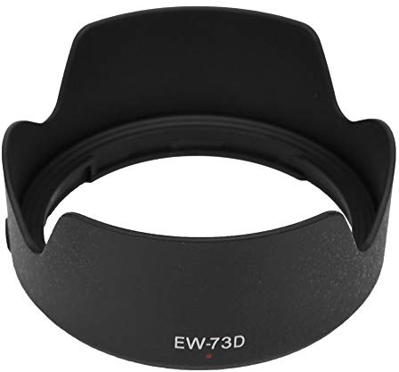 Dpofirs EW-73D Lens Hood for EF-S 18-135mm f/3.5-5.6 IS USM Cameras, Lens Shade Hood for Camera Lenses, Light Proof Lens Hood for Backlight Photography
