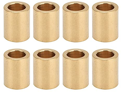 8 Pezzi Manicotto Autolubrificante parti mobili lineari cursori Boccole e bussole Cuscinetti a manicotto in Ottone 8mm Foro 12mm Diametro Esterno 15mm Manicotto Lungo Cuscinetto | Bassa frizione, Alta capacità carico, Per macchine utensili