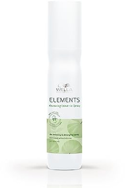Wella Professionals Elements Renewing - Espray Renovador Sin Aclarado -Anti rotura y Anti Frizz - Pelo teñido seco, dañado-Aloe Vera -Vitamina E 150ml