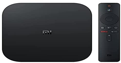 NK Mi TV Box S - Lettore 4K Ultra HD Streaming Bluetooth, HDR, Wi-Fi, Assistente Google con Chromecast, compatibile con Android, Controllo Vocale Finder - Netflix, 8 GB