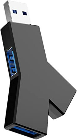 iJiZuo Hub 3 Ports USB 3.0, Station d'accueil USB, Concentrateur de Données, avec 1 USB3.0 et 2 USB2.0 pour Macbook, PC, Laptop, Souris, Clavier, Clés USB, Disque Dur Mobile, etc.