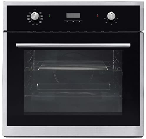 PKM Einbaubackofen EBO9.4 | | Display | Timer | 56 Liter Garraum | Teleskopauszüge | 9 Funktionen | Energieeffizienzklasse A | Schukostecker