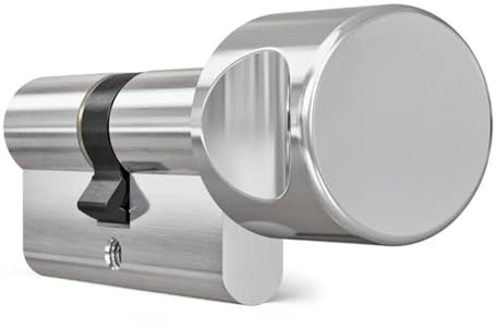 DOM rs Sirius Knaufzylinder 45/35K | Schließ-Zylinder mit Kopierschutz Schutz vor Manipulation Pickingschutz Schlagschutz Bohrschutz Ziehschutz | Patentschutz (2044) | Sicherungskarte & 5 Schlüssel