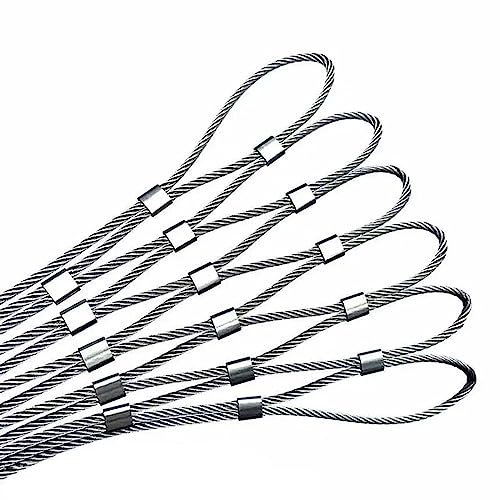 Verzinkter Maschendrahtzaundraht 304 Edelstahl-Seilnetz, Gartenbauernhof-Treppendekornetz, flexibles stoßfestes Sicherheitsnetz, 2 mm Drahtdurchmesser, Maschenloch 5 cm (Farbe: Silber, Größe: 1 x 1 m)