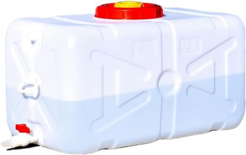 FIXARE Almacenamiento Agua para Campismo Tanque Plástico Tanque Agua Barriles Lluvia,25L/50L/75L/100L/150L/200L/300L Camping Y Senderismo Almacenamiento Agua Contenedor Agua Tanque Agua Multifuncional