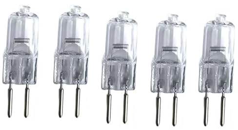 UGEFKMQ G5.3 Double Needle Halogen Lamp Halogen Bulbs G5.3 Halogen Light Bulbs 2 Pin G5.3 Led Bulbs Dimmable 12V 20W 35W 50W 75W Warm White,20W,10Pc