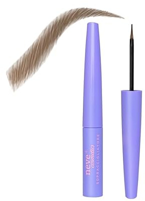 Neve Cosmetics Brown Augenbrauenhaarfarbe, flüssig, aschblond bis dunkelbraun, vegan, 4 ml