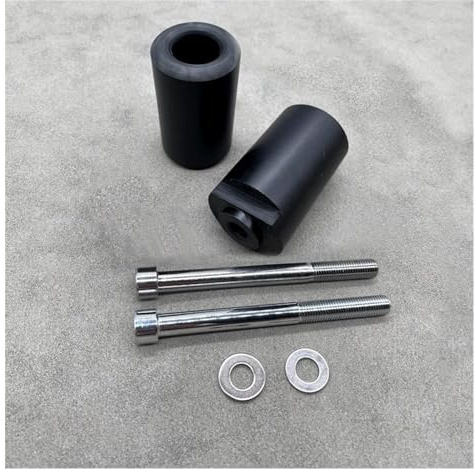 FACSER Motorräder Sturzpads Für Kawasaki Für ZX9R Für ZX 9R 2002-2003 BlackCarbon Motorrad Racing No Cut Crash Pads Verkleidung Rahmen Protektoren Slider Carbon Rahmen Slider (Color : Schwarz)