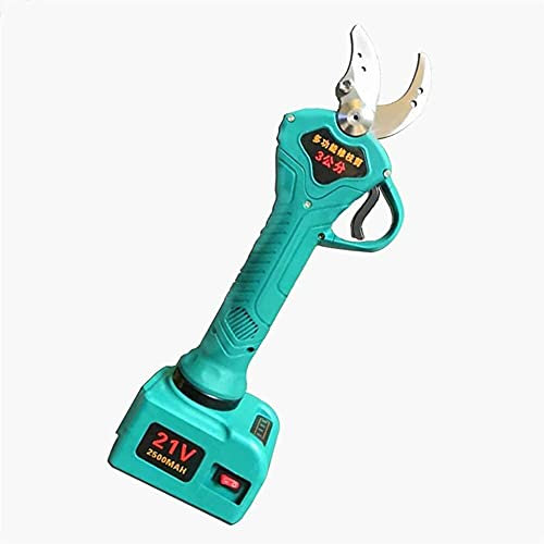 CCYENG Sécateur électrique Professionnel sécateur électrique sans Fil sécateur de Branche d'arbre sécateur à Enclume à cliquet de Jardin avec Batterie au Lithium recha