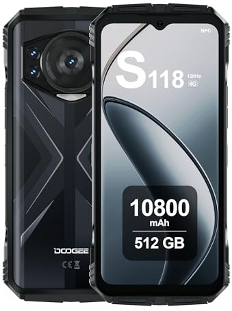 DOOGEE S118 (NFC - 6.58'' - 8/512GB - 10800mAh) Silver