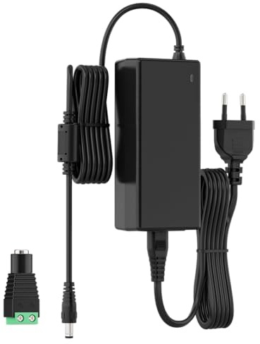 BTF-LIGHTING Fuente de Alimentación 12V 6A 72W Certificado CE Transformador LED AC 100-240V a DC 12V, para Tira LED WS2811 WS2814 WS2815, Router WiFi, Concentrador USB, TV Box