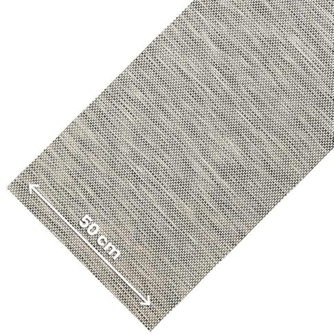 OLIVO.shop Tappeto Cucina Antiscivolo Lavabile Passatoia per Cucina Multiuso al Metro Passatoia Pvc Effetto Rattan, ROTOLO LOTUS BIG Avorio (50x80 cm)