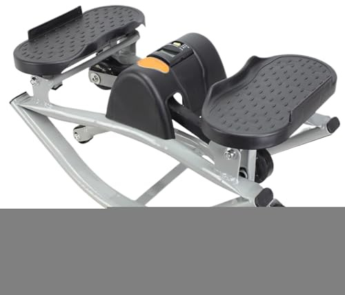 Rock Stepper - Macchina per esercizi, attrezzo per allenamento, a dondolo laterale, per gambe, glutei, addominali, donne, uomini, casa, dormitorio, ufficio, palestra