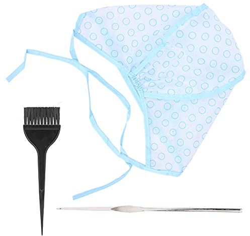 KIMISS Set di Cuffie per Colpi di Sole - Cappellino Riutilizzabile per Colpi di Sole con Pennelli per Tintura e Ago a Uncino Facile Colatura dei Capelli a Casa