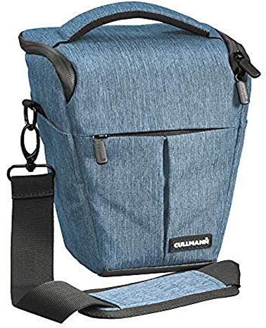 CULLMANN - 90363 - Malaga Action 300 Camera bag with carrying strap, blue - inside dimensions 160x190x120mm - suitable for DSLR cameras with lens - Holster Camera Case