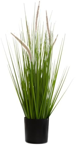 Atmosphera - Herbe Artificielle en Pot Cat Tails - H70 cm