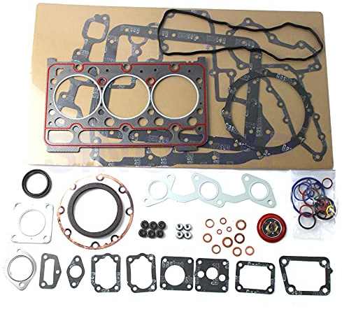 D1703 Kit de joints de moteur - SINOCMP Pièces de pelle pour Kubota Engine Bobcat 328 325 pelle, garantie de 3 mois