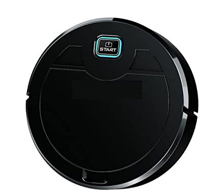 Robot de Barrido Inteligente Cepillo doméstico Inteligente Fregona de Vapor Aspiradora inalámbrica Aspiradora Máquina de Limpieza del hogar (02black)