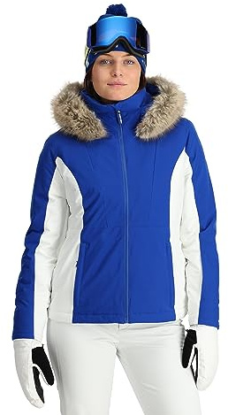 Spyder Vida Isolierte Damen-Skijacke, Blau (Electric Blue), 48
