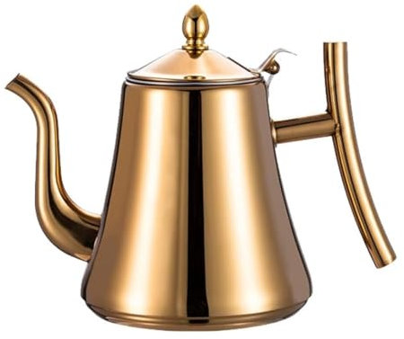 Bouilloire Sifflante Théière avec Sifflet Bouilloire À Thé De Théières D'acier Inoxydable Avec L'infuseur Amovible Pour Les Bouilloires De Café De Thé De Fleur En Vrac Théières pour Cuisinière Bouillo