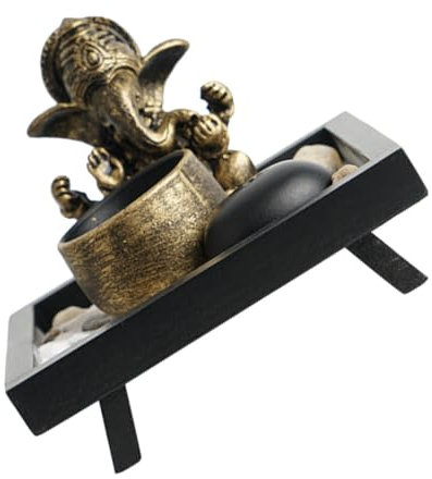 FUNOMOCYA Südostasiatischer Elefant Buddha Kerzenhalter Kreative Tischdekoration Für Zuhause Elegantes Accessoire Für Wohnzimmer Und Feste Stabil Und Wiederverwendbar Perfektes Für