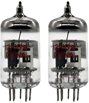12AX7B ECC83 Valvola valvola preamplificatore Amplificatore per Chitarra Sostituisci EH 12AX7-T 12AX7-S Mullard (Colore : 2 Pezzi abbinati Coppia)