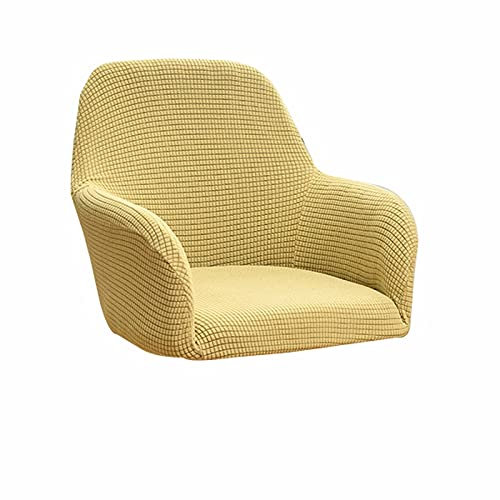 Stretchhussen für Sessel, Stuhl, 4er-Set, Grau, Polar-Fleece, Esszimmerstuhlhussen, hohe Rückenlehne, Stuhlschutz, Schonbezug für Büro, Wohnzimmer, Zuhause, Hotel, Sitzbezug für Stühle, 2 Stück
