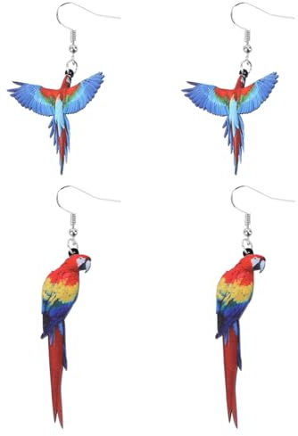 Vogel Schmuck Ohrringe Schmuck Für Frauen Ohrringe Reifen Gothic- Für Frauen -vogel Kostüm Für Damen Taube Vintage- Für Baumeln Acryl