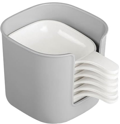 Genérico Placas de aperitivo, placa de bocadillo con mango,Snack rectangular multifuncional con mango | Plato de hueso de salto seguro reutilizable platos en el hogar