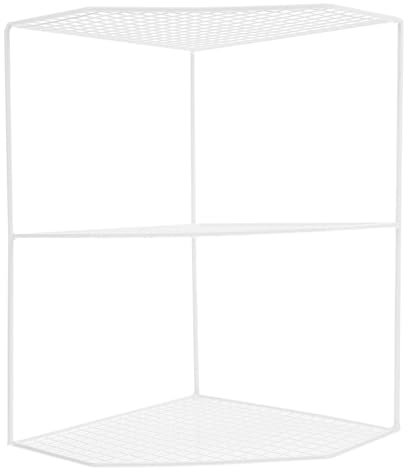 Zerodeko Pot Storage Rack Kitchen Shelf Organizer White Three Corner Rack Plate Organizer for Cabinet under Sink Storage Kitchen Organiser