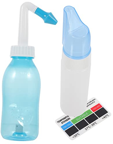 CALLARON Neti Bottle for Nasal Irrigation Nose Wash Bottle Nasal Cleaner for Sinus Rinse Nose Cleaner for Daily Use Tool
