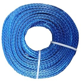1 stück 8mm X 50 Meter Synthetische Winde Seil UHMWPE Kabel(Blue)