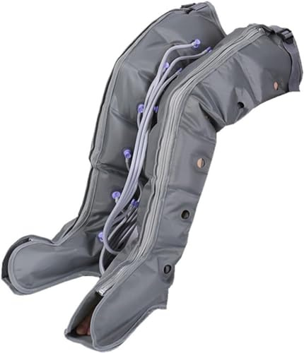 YXYLJOZ Massager à air comprimé pour Les Jambes avec enveloppes pour Les Jambes, Les Pieds, Les Chevilles et Les Mollets, Machine électrique avec 8 cavités Respirantes pour Le Drainage