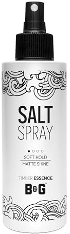 Barbers & Gentlemen Sea Salt Spray, Color Blanco, Spray de Sal Marina Volumen Cabello 150ml Textura Natural Definición Acabado Mate Ideal para Pelo Barbería Peluquería