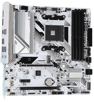 B550M PRO Desktop M-ATX Motherboard + 7 5700X CPU Socket AM4 DDR4 128GB PCIe4.0 M.2 3 placa mae