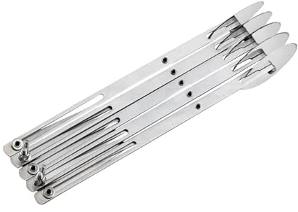 GALPADA Roues Coupe-pâte Inox Réglable Roulette Pâtisserie pour Pizza Gâteau Biscuits Diviseur Pâte Pratique et Portable