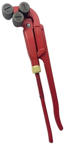 KiBcsLic Pinza Filettatrice Triangolare Regolabile per Installazioni Idrauliche, Portatile, Pratica, Pinza Filettatrice di Precisione per Tubi