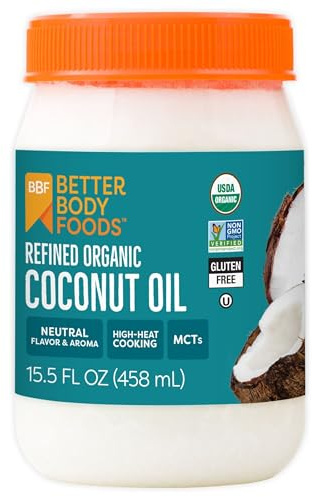 Better Body Foods and Nutrition Better Body Naturally Refined Coconut Oil 410 ml (Organic)