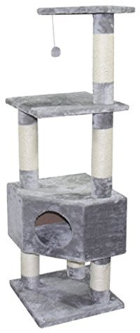Ebi, GRIFFOIR CLASSICTREE LOONAA 40x40x135CM gris, griffoir, gris, Chat