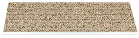 Kettelservice-Metzker Outdoor - Sicherheitsstufenmatte - Außenstufenmatte (Beige Sand mit Alu Kante) 1 Stück