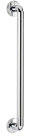 WENKO Wandhaltegriff Secura Chrom 64,5 cm - Bad-Sicherheitsgriff für Badewanne oder WC, Aluminium, 64.5 x 7 x 8 cm, Chrom, 7 x 8 x 64.5 cm