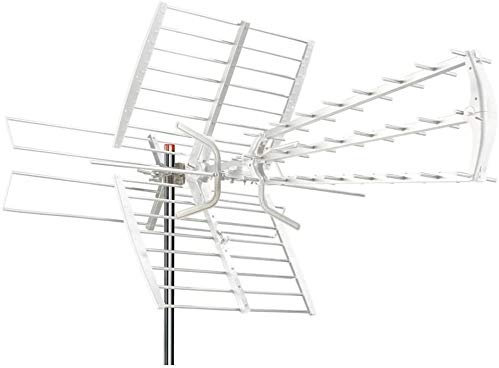 ANTENNA TRIPLA COMBO 47 ELEMENTI DIGITALE TERRESTRE DVB-T VHF UHF HD TV 470-790MHz CON FILTRO LTE