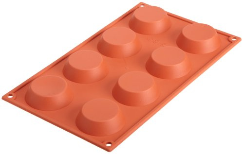 Silikomart 2933700 Stampo 8 Tartellette, 60 x 17 mm