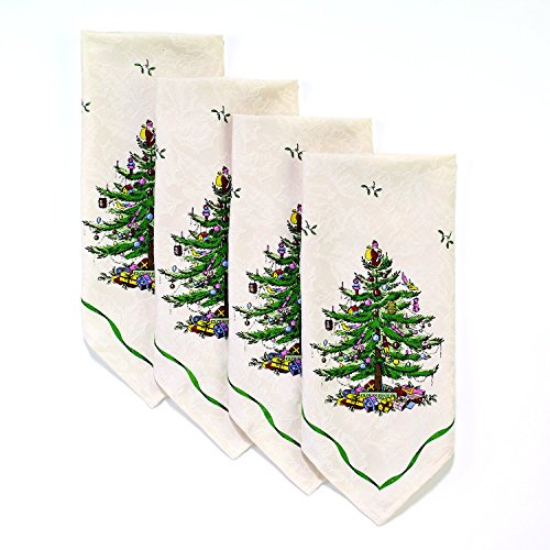 Spode Avanti Linens Collection, Cotton Polyester, Multicolor, 20 x 20 (Set of 4)